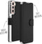Accezz Hoesje Geschikt voor Samsung Galaxy S21 Hoesje Met Pasjeshouder - Accezz Xtreme Wallet Bookcase - Zwart