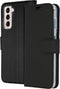 Accezz Hoesje Geschikt voor Samsung Galaxy S21 Plus Hoesje Met Pasjeshouder - Accezz Wallet Softcase Bookcase - Zwart
