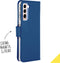 Accezz Hoesje Geschikt voor Samsung Galaxy S21 Plus Hoesje Met Pasjeshouder - Accezz Wallet Softcase Bookcase - Donkerblauw