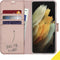 Accezz Hoesje Geschikt voor Samsung Galaxy S21 Ultra Hoesje Met Pasjeshouder - Accezz Wallet Softcase Bookcase - Rosé Goud