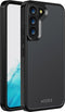 Accezz Hoesje Geschikt voor Samsung Galaxy S22 Hoesje - Accezz Rugged Frosted Backcover - Zwart