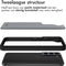 Accezz Hoesje Geschikt voor Samsung Galaxy S22 Hoesje - Accezz Rugged Frosted Backcover - Zwart