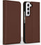 Accezz Hoesje Geschikt voor Samsung Galaxy S22 Hoesje Met Pasjeshouder - Accezz Premium Leather Slim Bookcase - Bruin