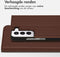 Accezz Hoesje Geschikt voor Samsung Galaxy S22 Hoesje Met Pasjeshouder - Accezz Premium Leather Slim Bookcase - Bruin