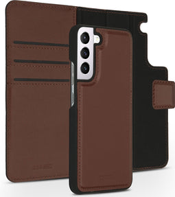 Accezz Hoesje Geschikt voor Samsung Galaxy S22 Plus Hoesje Met Pasjeshouder - Accezz Premium Leather 2 in 1 Wallet Bookcase - Bruin