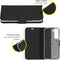 Accezz Hoesje Geschikt voor Samsung Galaxy S22 Plus Hoesje Met Pasjeshouder - Accezz Wallet Softcase Bookcase - Zwart