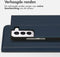 Accezz Hoesje Geschikt voor Samsung Galaxy S22 Plus Hoesje Met Pasjeshouder - Accezz Premium Leather Slim Bookcase - Donkerblauw