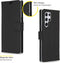 Accezz Hoesje Geschikt voor Samsung Galaxy S22 Ultra Hoesje Met Pasjeshouder - Accezz Wallet Softcase Bookcase - Zwart