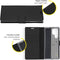 Accezz Hoesje Geschikt voor Samsung Galaxy S22 Ultra Hoesje Met Pasjeshouder - Accezz Wallet Softcase Bookcase - Zwart