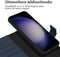 Accezz Hoesje Geschikt voor Samsung Galaxy S23 FE Hoesje Met Pasjeshouder - Accezz Premium Leather 2 in 1 Wallet Bookcase - Donkerblauw
