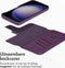 Accezz Hoesje Geschikt voor Samsung Galaxy S23 Hoesje Met Pasjeshouder - Accezz Leather Bookcase 2-in-1 Geschikt voor MagSafe - paars