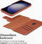 Accezz Hoesje Geschikt voor Samsung Galaxy S23 Hoesje Met Pasjeshouder - Accezz Leather Bookcase 2-in-1 Geschikt voor MagSafe - bruin