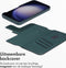 Accezz Hoesje Geschikt voor Samsung Galaxy S23 Hoesje Met Pasjeshouder - Accezz Leather Bookcase 2-in-1 Geschikt voor MagSafe - donkergroen