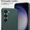 Accezz Hoesje Geschikt voor Samsung Galaxy S23 Hoesje Met Pasjeshouder - Accezz Leather Bookcase 2-in-1 Geschikt voor MagSafe - donkergroen