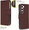 Accezz Hoesje Geschikt voor Samsung Galaxy S23 Plus Hoesje Met Pasjeshouder - Accezz Wallet Softcase Bookcase - Bruin