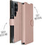 Accezz Hoesje Geschikt voor Samsung Galaxy S23 Ultra Hoesje Met Pasjeshouder - Accezz Xtreme Wallet Bookcase - Rosé Goud