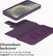 Accezz Hoesje Geschikt voor Samsung Galaxy S24 Hoesje Met Pasjeshouder - Accezz Leather Bookcase 2-in-1 Geschikt voor MagSafe - paars