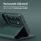 Accezz Hoesje Geschikt voor Samsung Galaxy S24 Hoesje Met Pasjeshouder - Accezz Leather Bookcase 2-in-1 Geschikt voor MagSafe - donkergroen