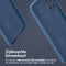 Accezz Hoesje Geschikt voor Samsung Galaxy S24 Plus Hoesje - Accezz Geschikt voor MagSafe Leather Backcover - donkerblauw