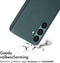 Accezz Hoesje Geschikt voor Samsung Galaxy S24 Plus Hoesje - Accezz Geschikt voor MagSafe Leather Backcover - donkergroen
