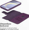 Accezz Hoesje Geschikt voor Samsung Galaxy S24 Plus Hoesje Met Pasjeshouder - Accezz Leather Bookcase 2-in-1 Geschikt voor MagSafe - paars