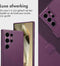 Accezz Hoesje Geschikt voor Samsung Galaxy S24 Ultra Hoesje Met Pasjeshouder - Accezz Leather Bookcase 2-in-1 Geschikt voor MagSafe - paars