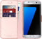 Accezz Hoesje Geschikt voor Samsung Galaxy S7 Edge Hoesje Met Pasjeshouder - Accezz Wallet Softcase Bookcase - Roze