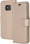 Accezz Hoesje Geschikt voor Samsung Galaxy S7 Hoesje Met Pasjeshouder - Accezz Wallet Softcase Bookcase - goud