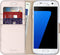 Accezz Hoesje Geschikt voor Samsung Galaxy S7 Hoesje Met Pasjeshouder - Accezz Wallet Softcase Bookcase - goud