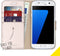 Accezz Hoesje Geschikt voor Samsung Galaxy S7 Hoesje Met Pasjeshouder - Accezz Wallet Softcase Bookcase - goud