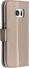 Accezz Hoesje Geschikt voor Samsung Galaxy S7 Hoesje Met Pasjeshouder - Accezz Wallet Softcase Bookcase - goud