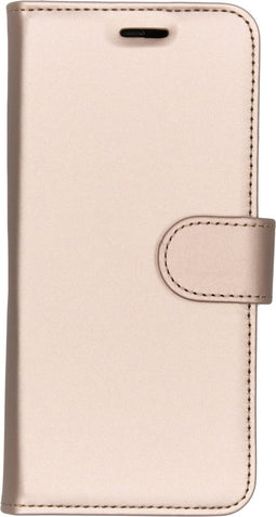 Accezz Hoesje Geschikt voor Samsung Galaxy S8 Hoesje Met Pasjeshouder - Accezz Wallet Softcase Bookcase - goud
