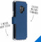 Accezz Hoesje Geschikt voor Samsung Galaxy S9 Hoesje Met Pasjeshouder - Accezz Xtreme Wallet Bookcase - Donkerblauw