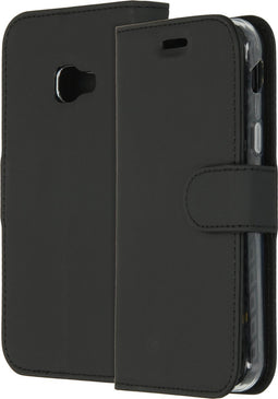 Accezz Hoesje Geschikt voor Samsung Galaxy Xcover 4S / Xcover 4 Hoesje Met Pasjeshouder - Accezz Wallet Softcase Bookcase - Zwart