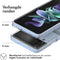 Accezz Hoesje Geschikt voor Samsung Galaxy Z Flip 4 Hoesje - Accezz Xtreme Impact Backcover 2.0 - Transparant