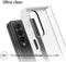 Accezz Hoesje Geschikt voor Samsung Galaxy Z Fold 4 Hoesje - Accezz Xtreme Impact Backcover 2.0 - Transparant