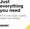 Accezz Hoesje Met Pasjeshouder Geschikt voor Samsung Galaxy S8 - Accezz Wallet Softcase Bookcase - Zwart