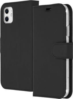 Accezz Industry Packaged Wallet Softcase Bookcase iPhone 11 - Zwart