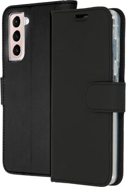 Accezz Industry Packaged Wallet Softcase Bookcase Samsung Galaxy S21 - Zwart
