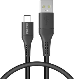 Accezz Kabel - USB C naar USB A Kabel - 0.2 meter - USB C Oplader Kabel - Zwart