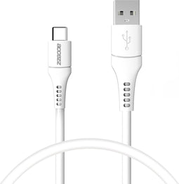 Accezz Kabel - USB C naar USB A Kabel - 0,2 meter - USB C Oplader Kabel - Wit