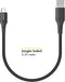 Accezz Kabel - USB C naar USB A Kabel - 0.2 meter - USB C Oplader Kabel - Zwart