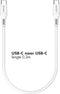 Accezz Kabel - USB C naar USB C Kabel - 0,2 meter - Snellader 60W - USB C Oplader Kabel - Wit