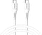Accezz Kabel - USB C naar USB C Kabel - 1 meter - Snellader 60W - USB C Oplader Kabel - Wit