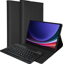 Accezz QWERTZ Bluetooth Keyboard Bookcase Geschikt voor de Samsung Galaxy Tab S9 11.0 inch