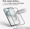 Accezz Screenprotector Geschikt voor iPhone 13 - Accezz Triple Strong Full Cover Glass Screenprotector met bio applicator