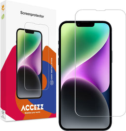 Accezz Screenprotector Geschikt voor iPhone 14 / 13 / 13 Pro - Accezz Gehard Glas Screenprotector