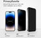 Accezz Screenprotector Geschikt voor iPhone 14 Pro - Accezz Gehard glas Privacy Screenprotector