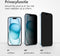 Accezz Screenprotector Geschikt voor iPhone 15 Plus / 16 Plus / 14 Pro Max - Accezz Gehard glas Privacy Screenprotector