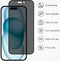 Accezz Screenprotector Geschikt voor iPhone 15 Plus / 16 Plus / 14 Pro Max - Accezz Gehard glas Privacy Screenprotector